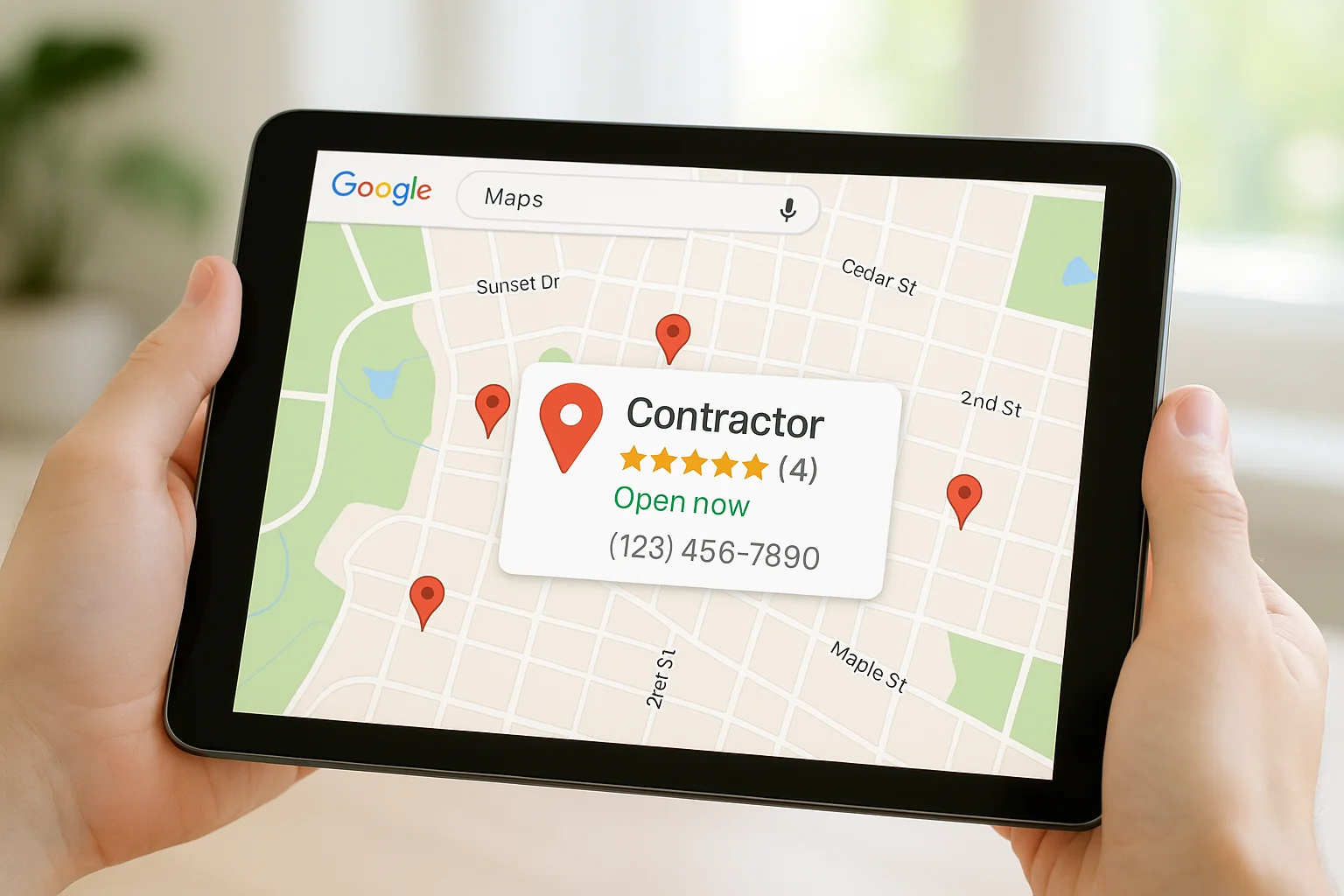 How to Show Up in Google Maps (The Local Pack) for Your Trade