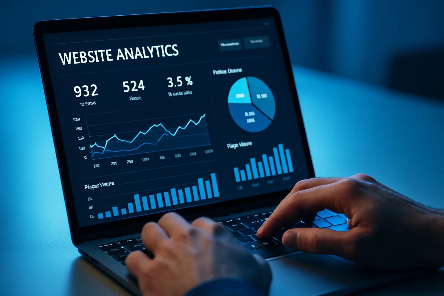 Tradesman using a tablet to read business tips